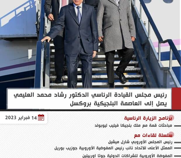 مباحثات رئاسية مع بلجيكا والإتحاد الأوروبي